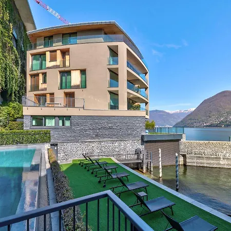 Lakefront Private Parking And Pool 公寓